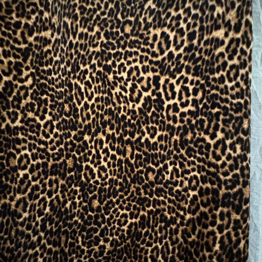 NWT Good American Formal Velvet High Neck Cheetah Leopard Print Maxi Dress XL - Picture 10 of 16